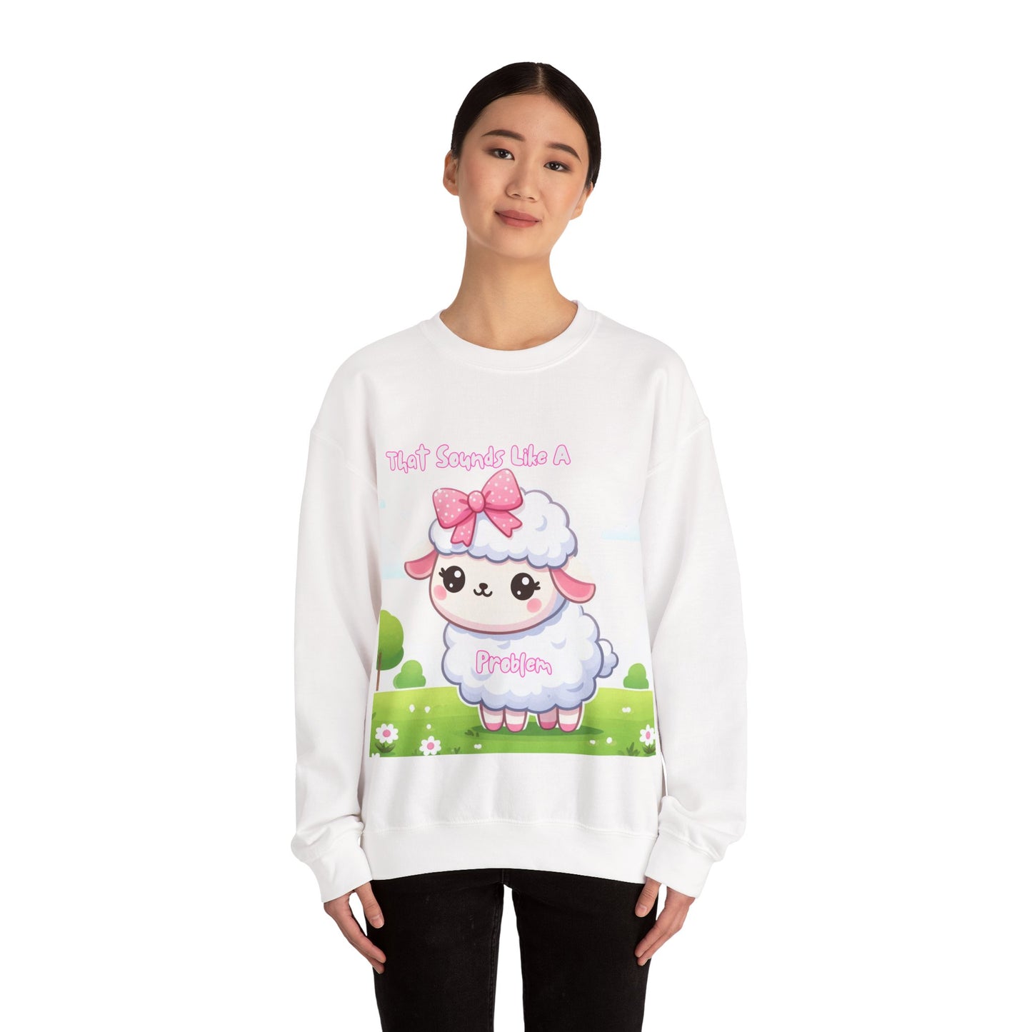 Ewe Problem - Unisex Heavy Blend™ Crewneck Sweatshirt
