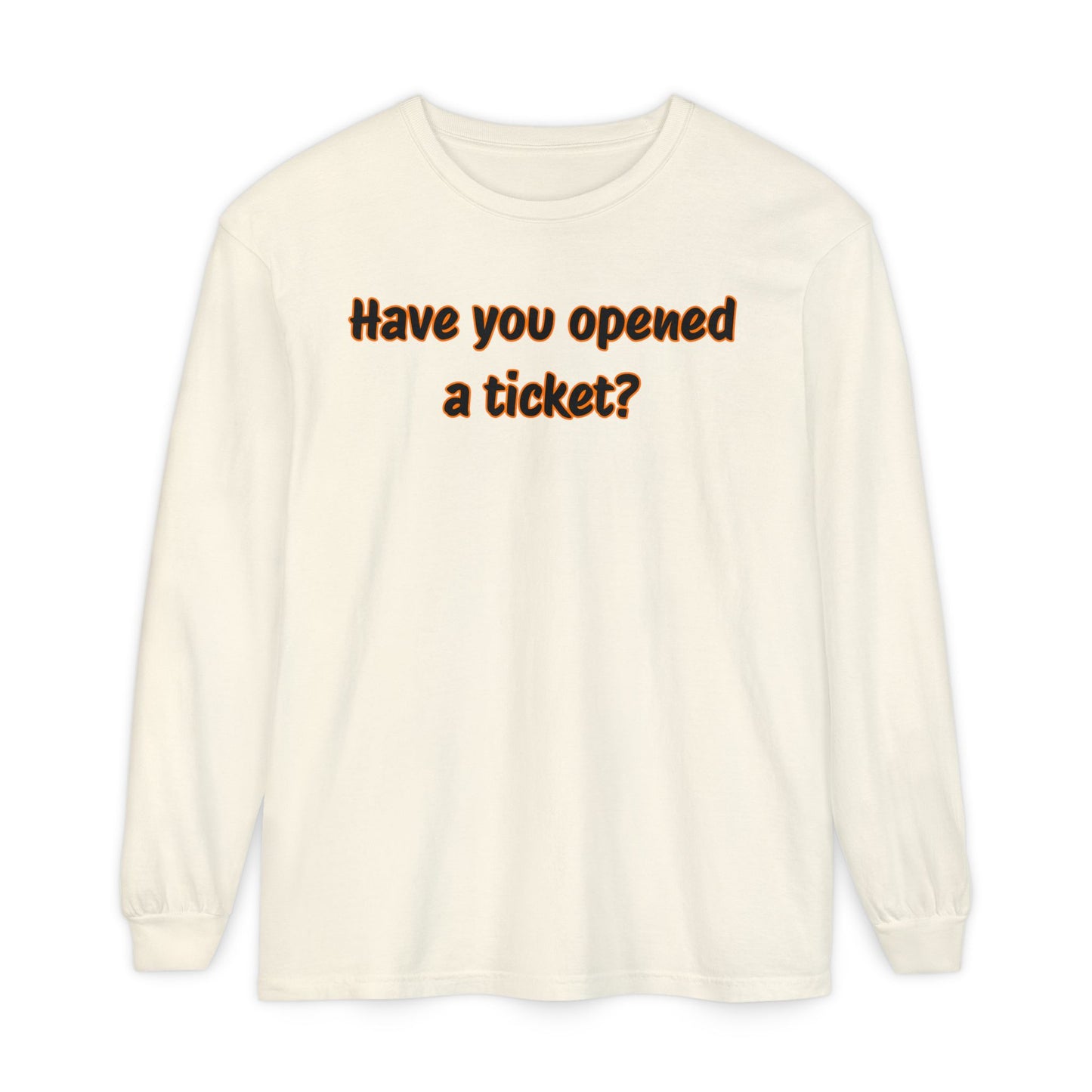 Unisex Garment-dyed Long Sleeve T-Shirt