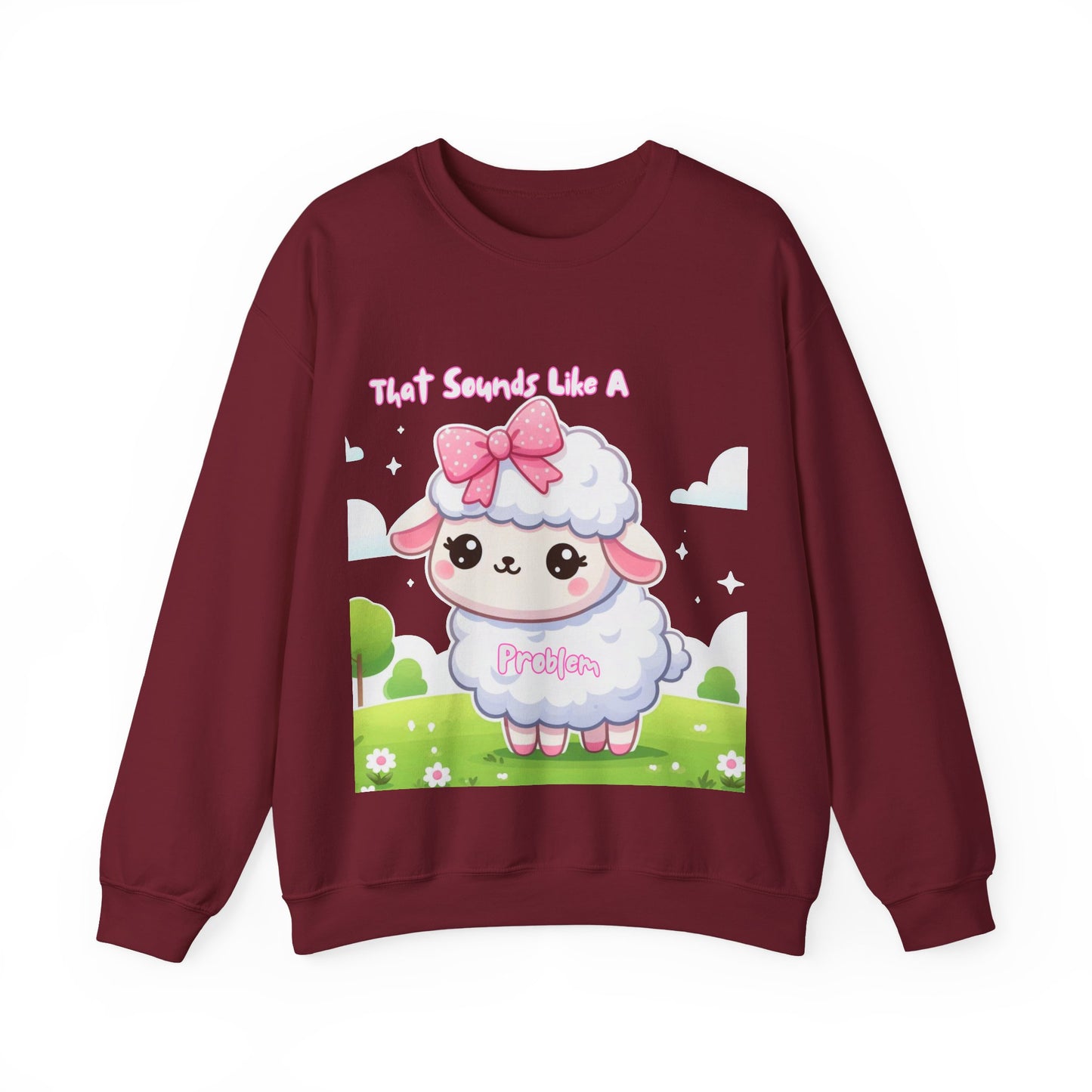 Ewe Problem - Unisex Heavy Blend™ Crewneck Sweatshirt