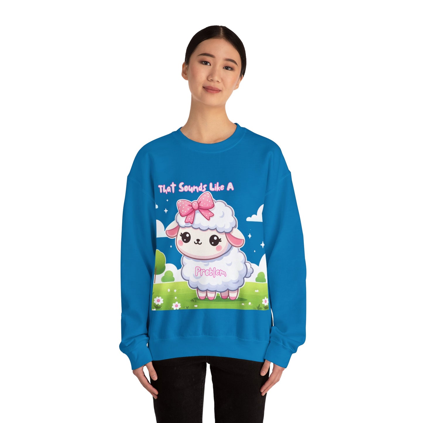 Ewe Problem - Unisex Heavy Blend™ Crewneck Sweatshirt