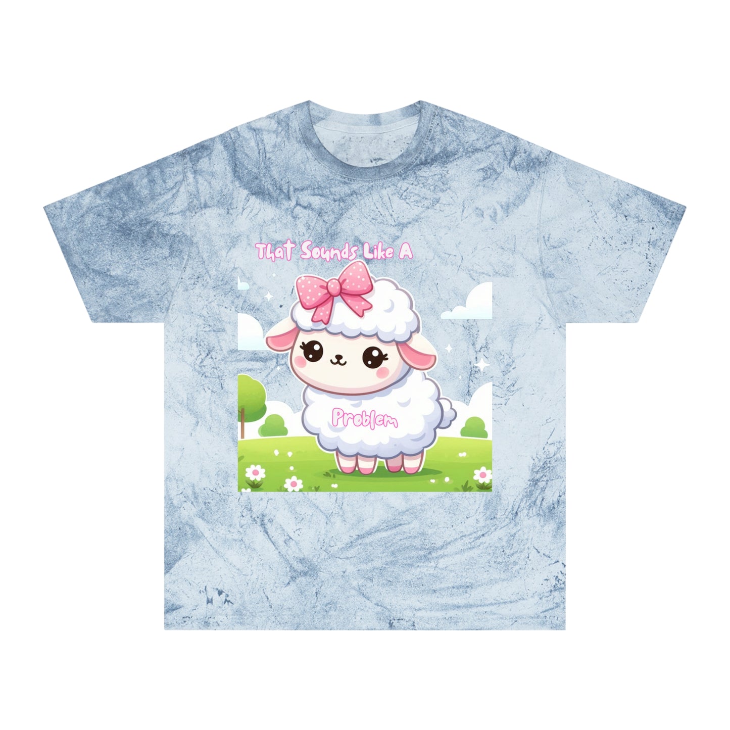 Colorful Cartoon Sheep T-Shirt - Perfect for Animal Lovers & Fun Events!
