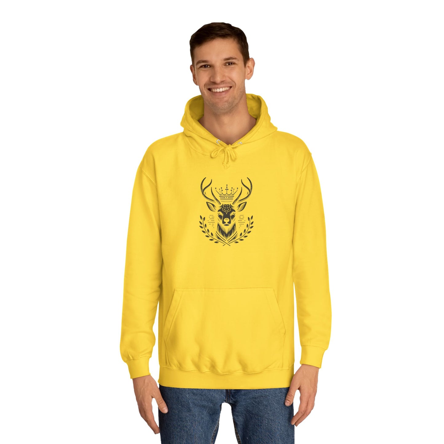 Stylish Unisex College Hoodie with Unique Design, Perfect for Casual Wear, Gifts, College Events, Fall Fashion, and Cozy Lounging - Oh Deer Lord