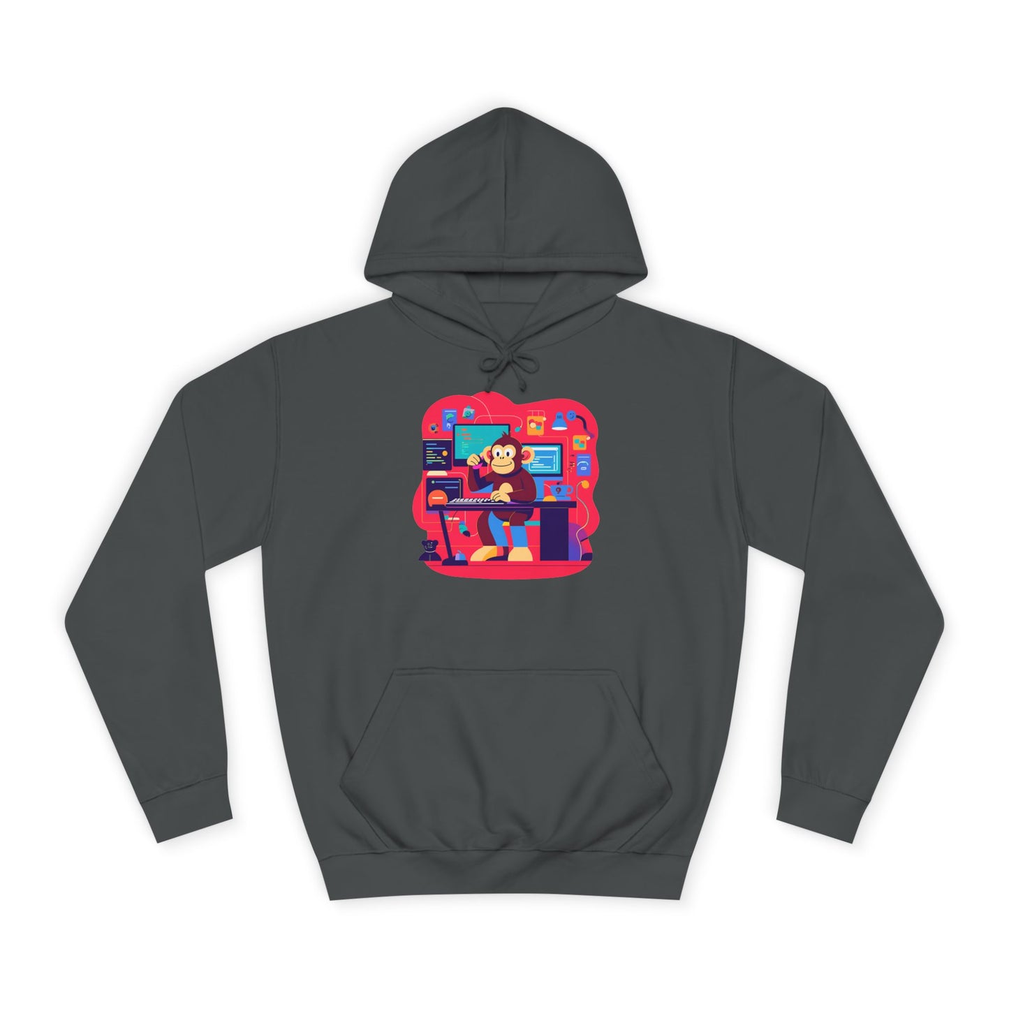 Colorful College Hoodie, Unisex Sweatshirt, School Spirit Wear, Gift for Students, Cozy Campus Apparel, College Graduation Gift