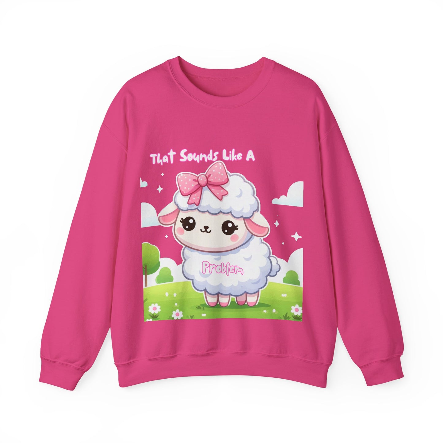 Ewe Problem - Unisex Heavy Blend™ Crewneck Sweatshirt