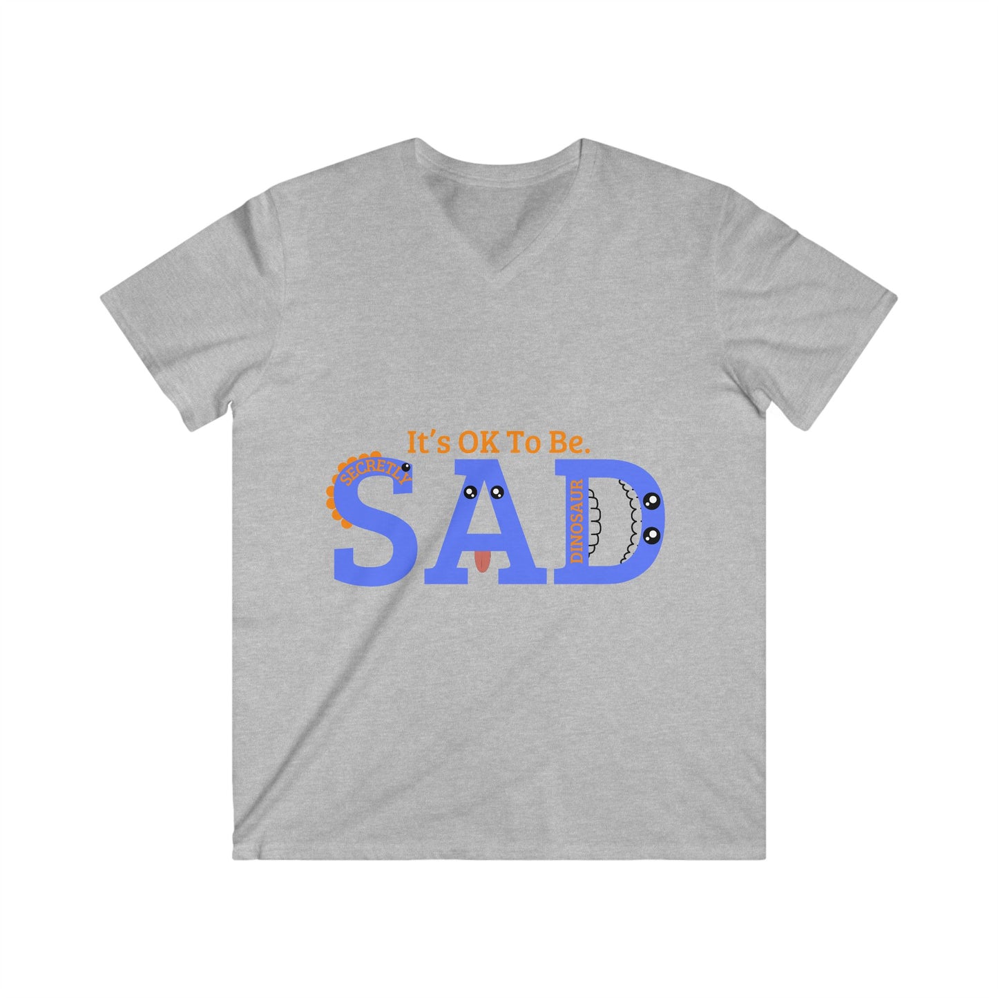 Men's Fitted V-Neck Short Sleeve Tee