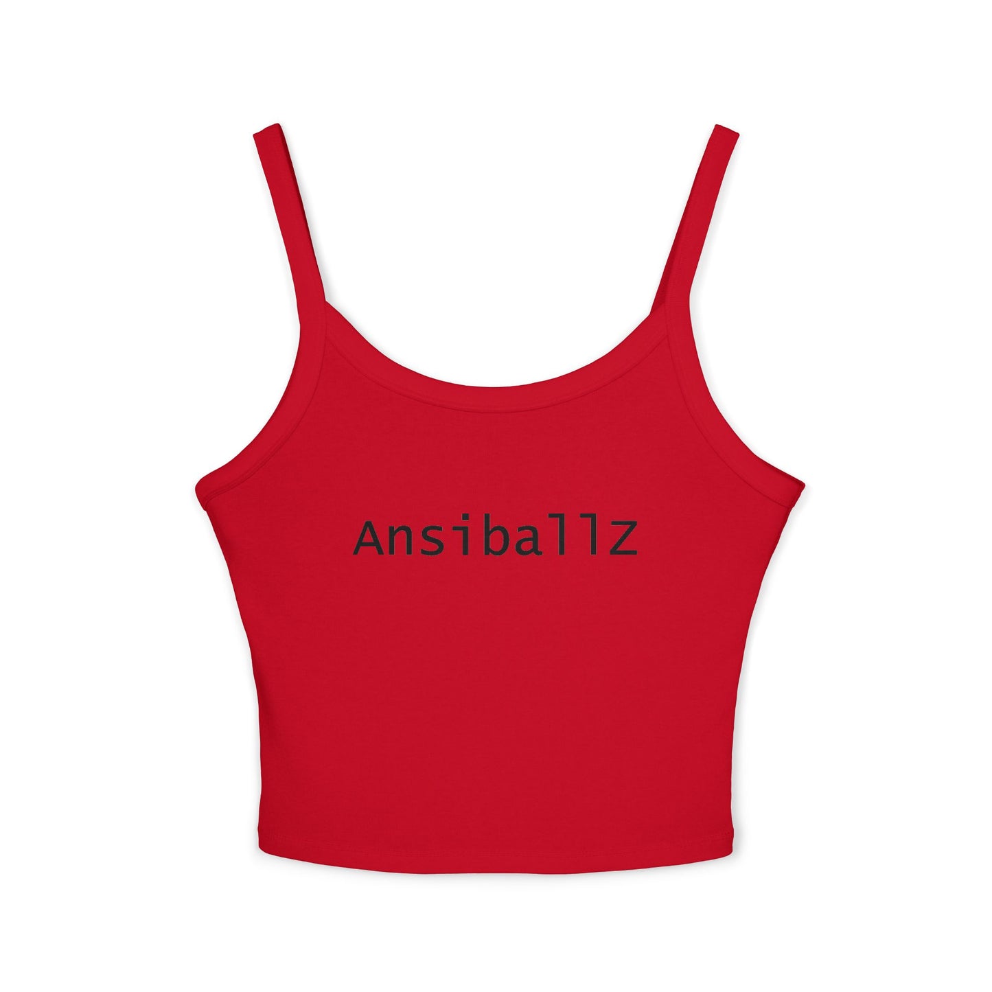 Trendy Women's Spaghetti Strap Tank Top with 'Ansiballz' Design | Ideal for Summer, Casual Wear, Gifts, Festivals, Lounging