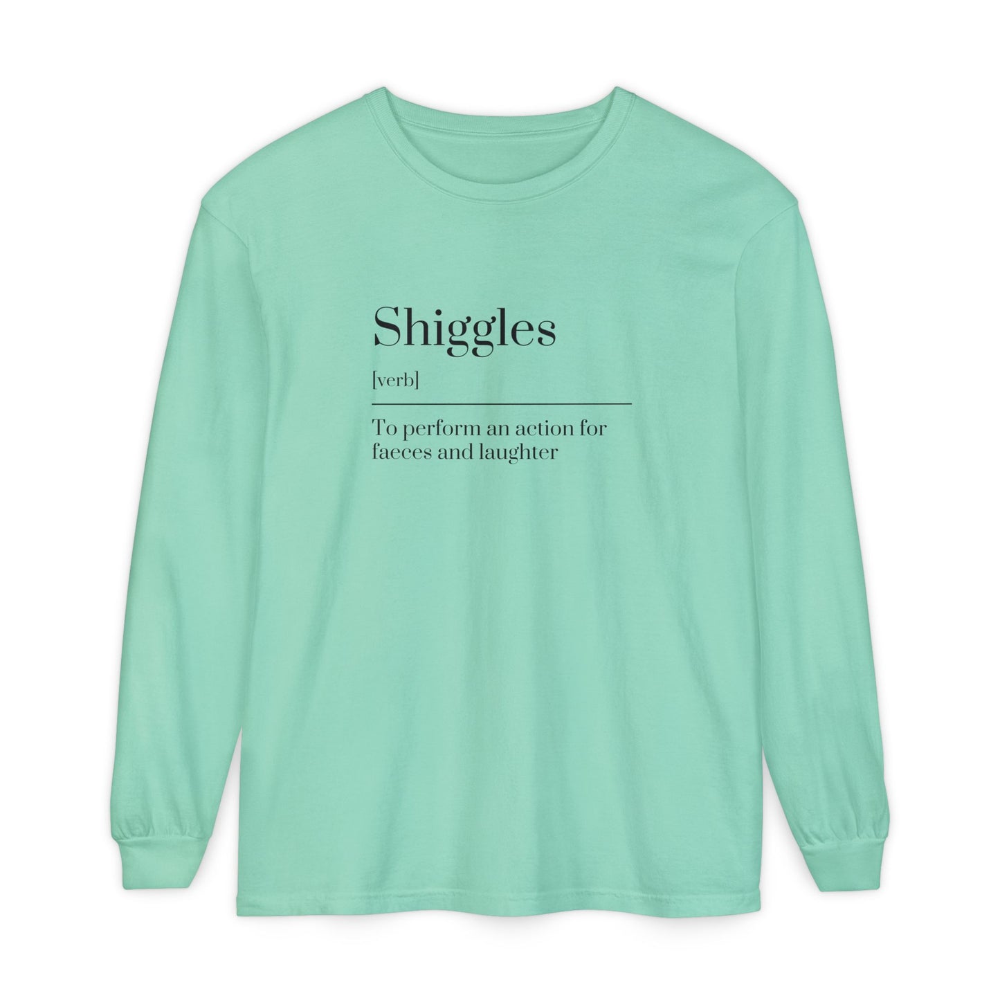 Unisex Garment-dyed Long Sleeve T-Shirt