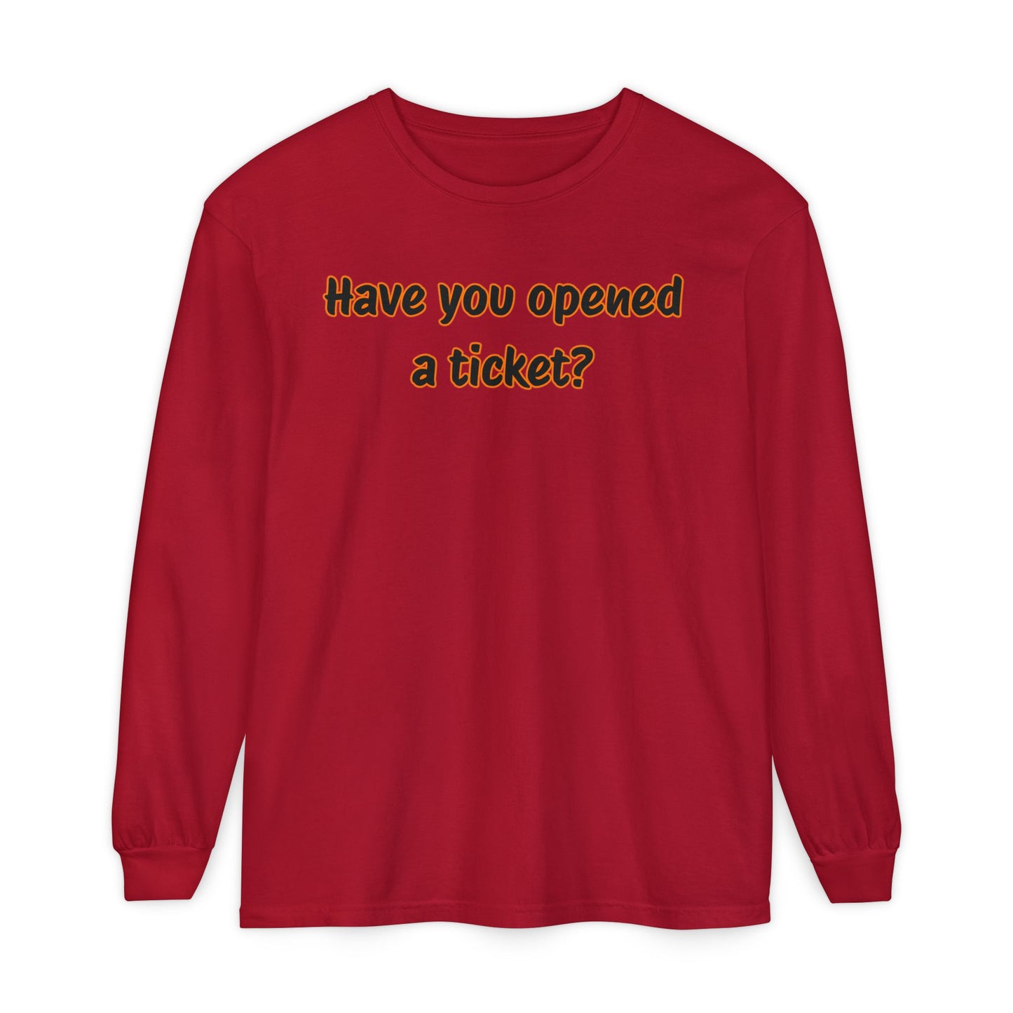 Unisex Garment-dyed Long Sleeve T-Shirt