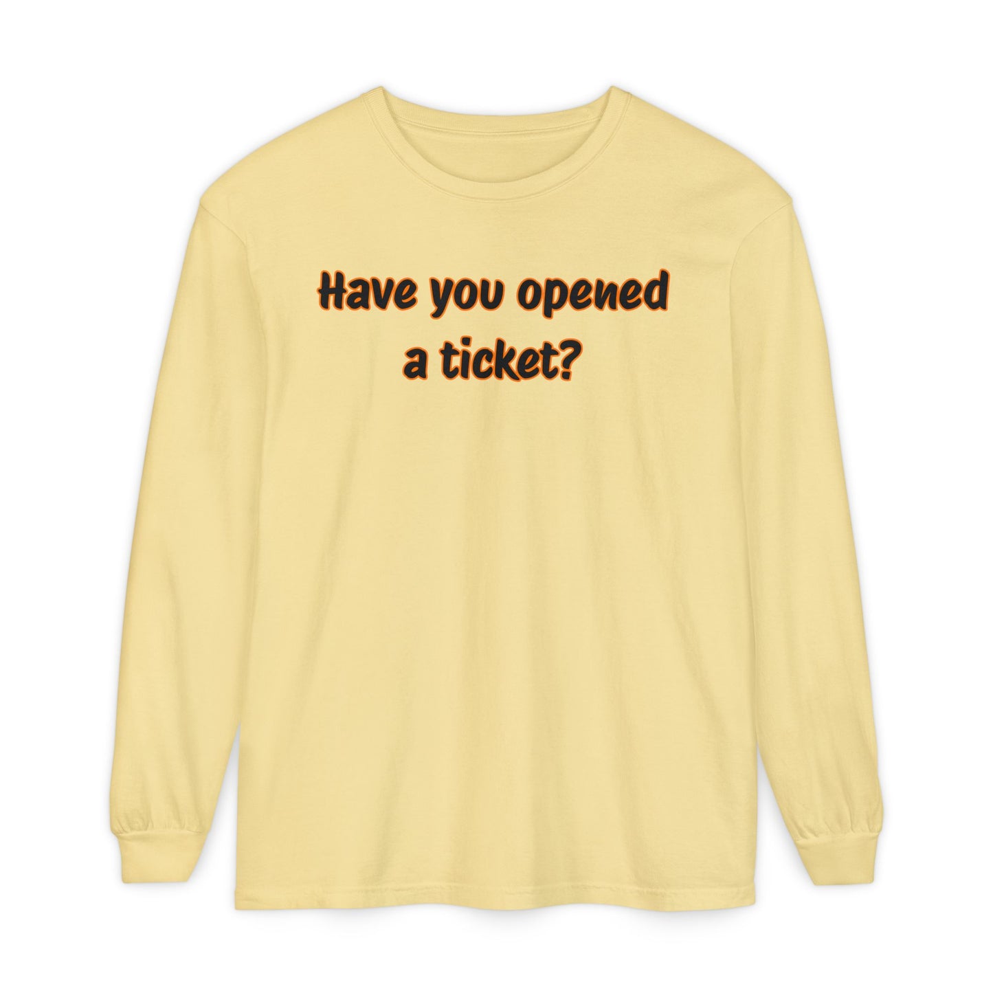 Unisex Garment-dyed Long Sleeve T-Shirt