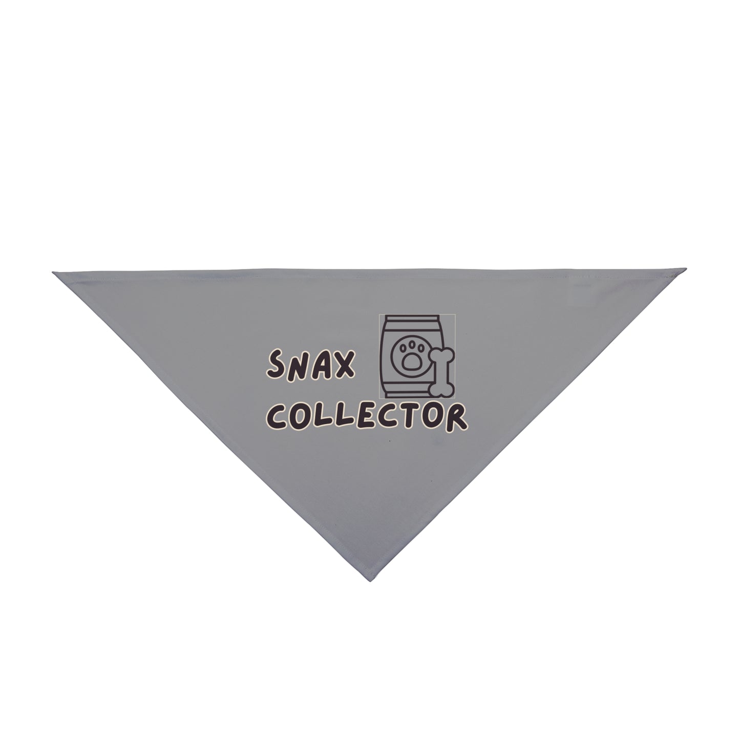 Snax Collector - Pet Bandana - Grey