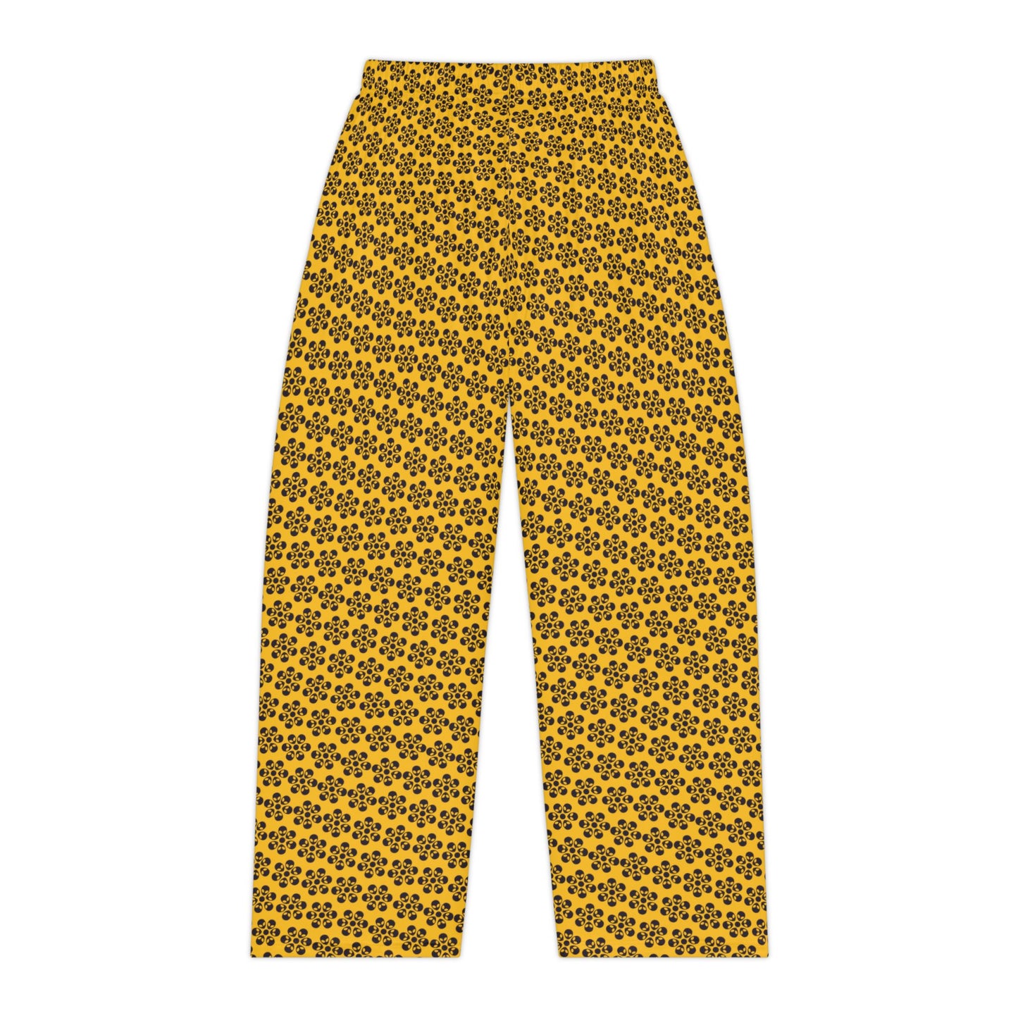 Alien Floral Pajama Bottoms - Yellow