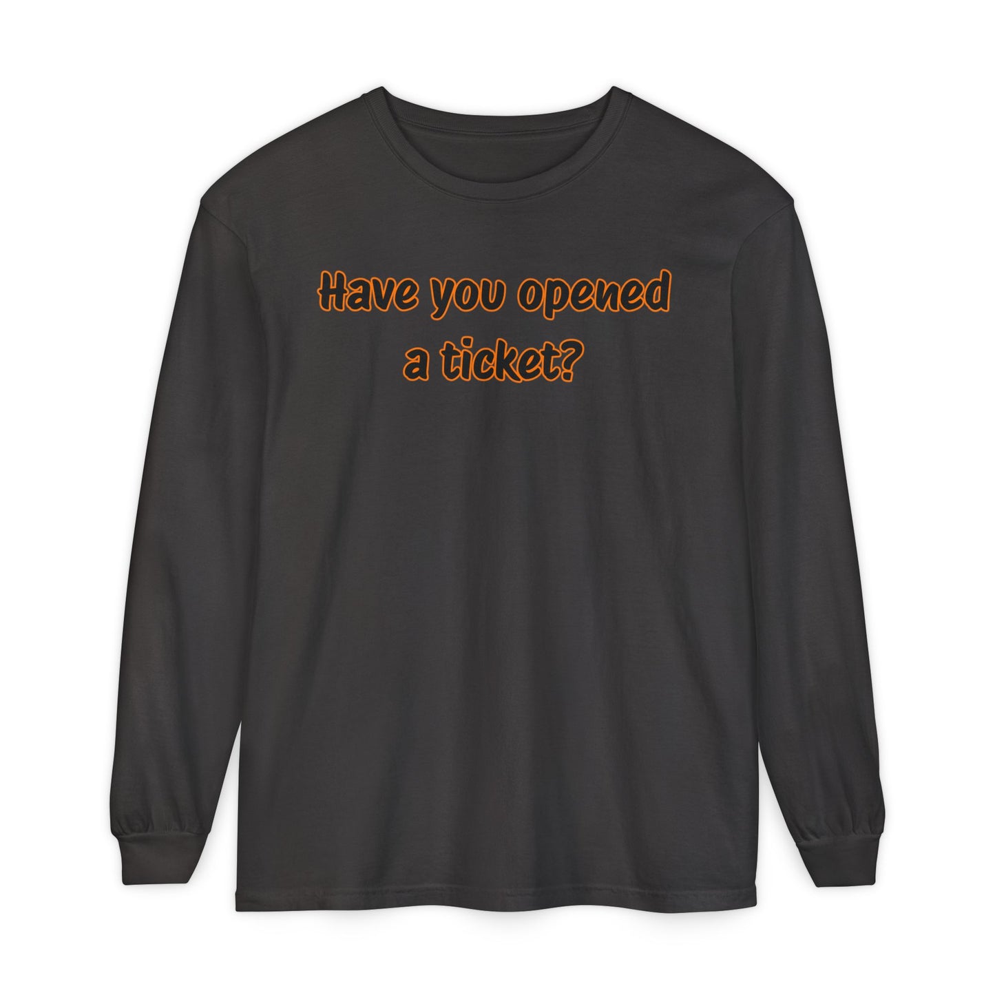 Unisex Garment-dyed Long Sleeve T-Shirt