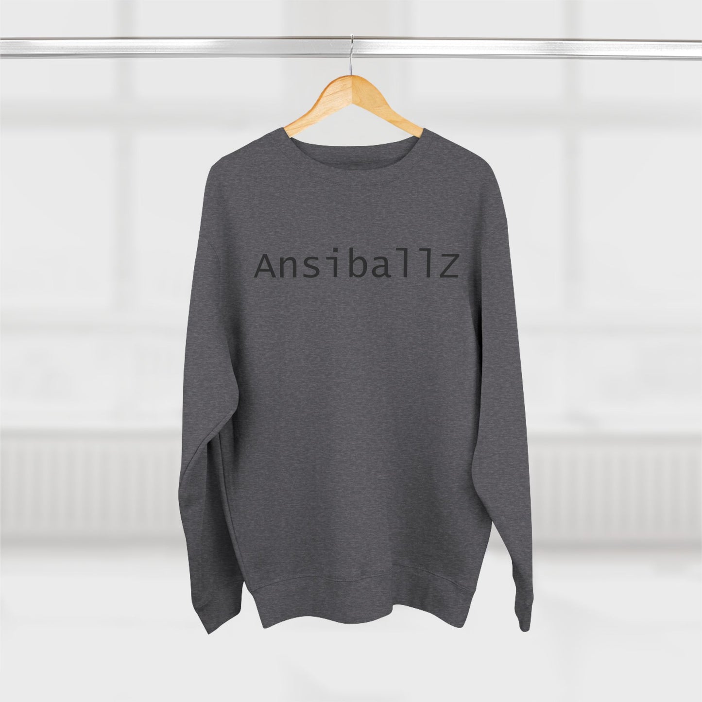 Cozy Unisex Crewneck Sweatshirt with 'Ansiballz' Design, Trendy Casual Wear, Perfect for Gifts, Lounge, or Everyday Use