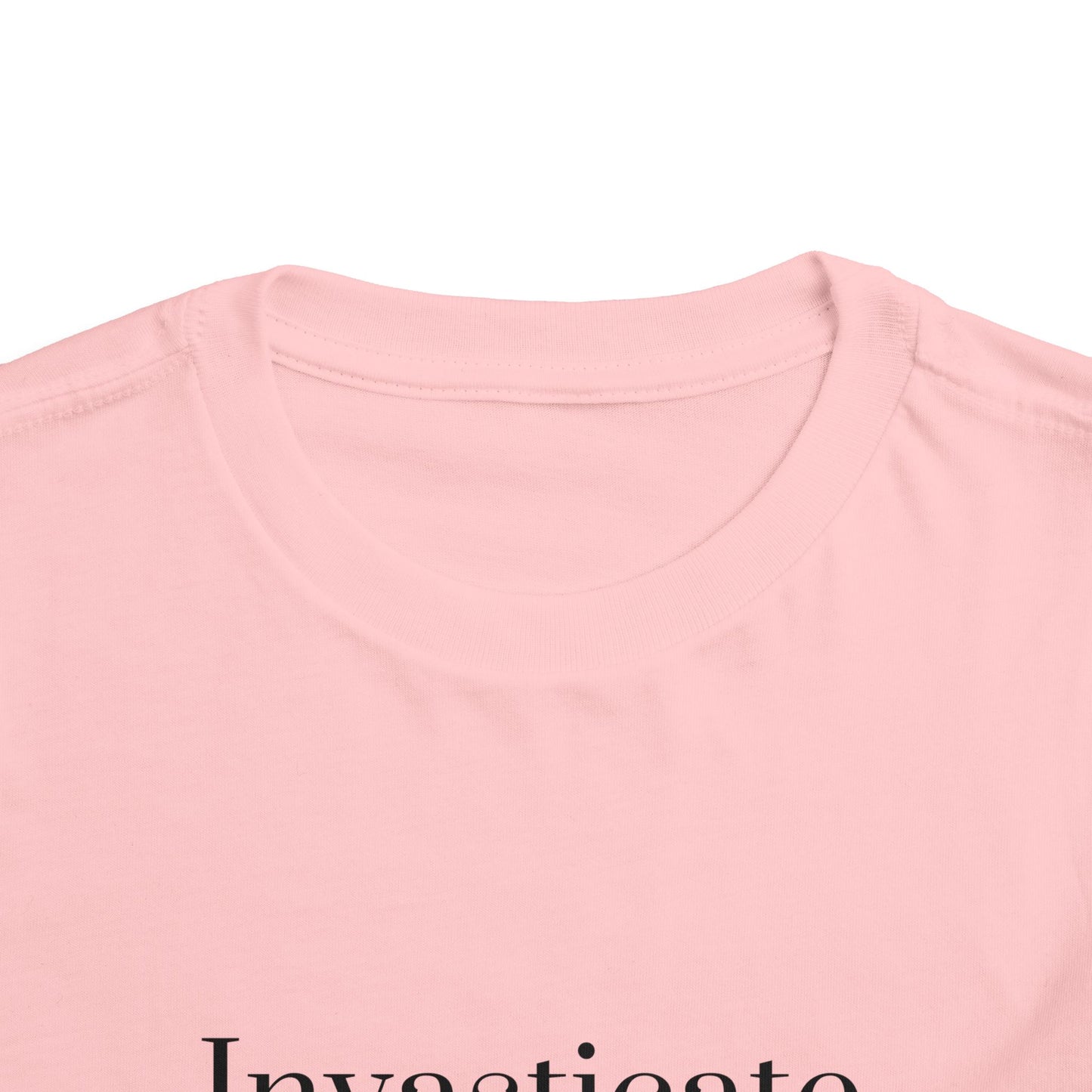 Curious Toddler Tee - Cute Short Sleeve Shirt, Kids Gift, Playful T-Shirt, Educational Apparel, Toddler Clothes