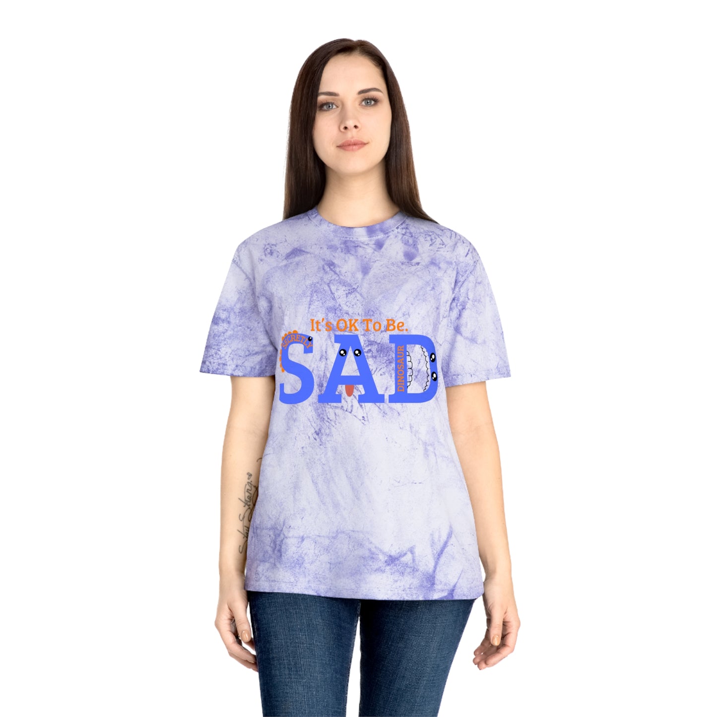 Unisex Color Blast T-Shirt, Comfort Tee, Mental Health Awareness Shirt, Casual Wear, Gift for Friends, Self-Care Fashion