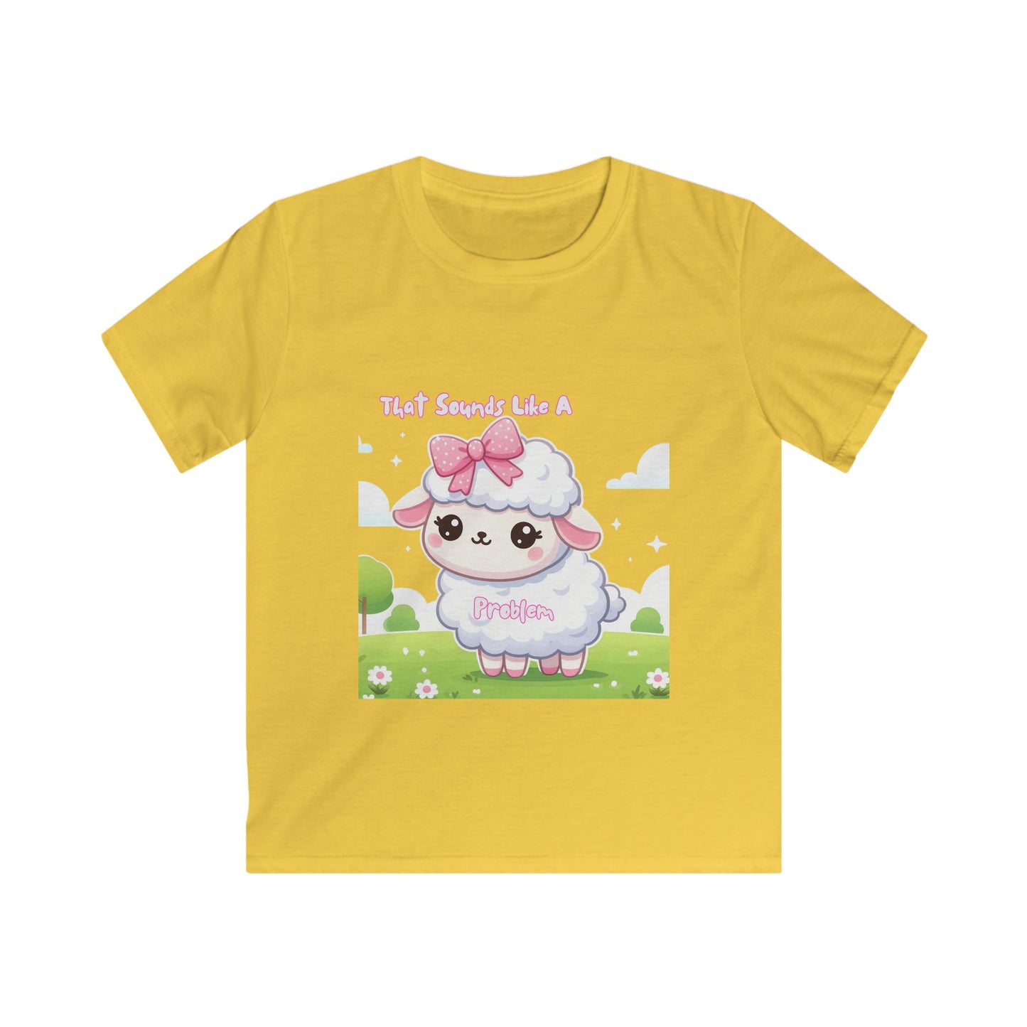 Cute Kids Sheep Tee - "That Sounds Like A Problem"