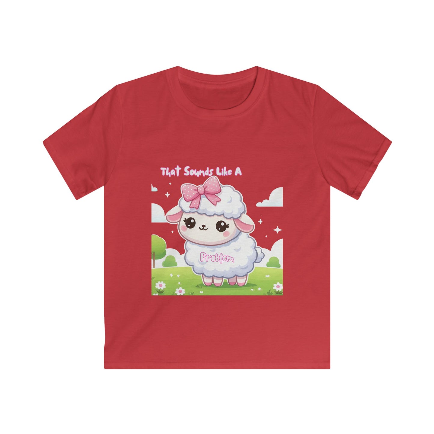 Cute Kids Sheep Tee - "That Sounds Like A Problem"
