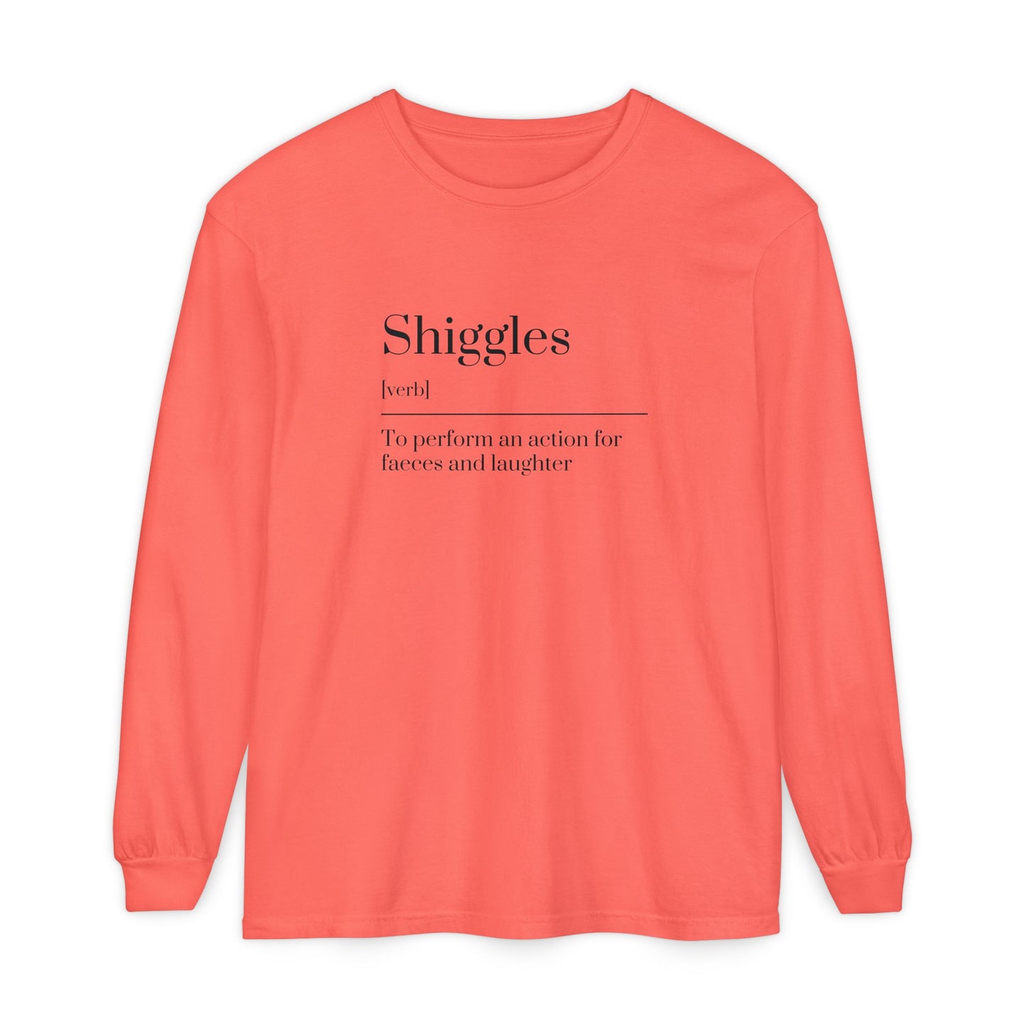 Unisex Garment-dyed Long Sleeve T-Shirt
