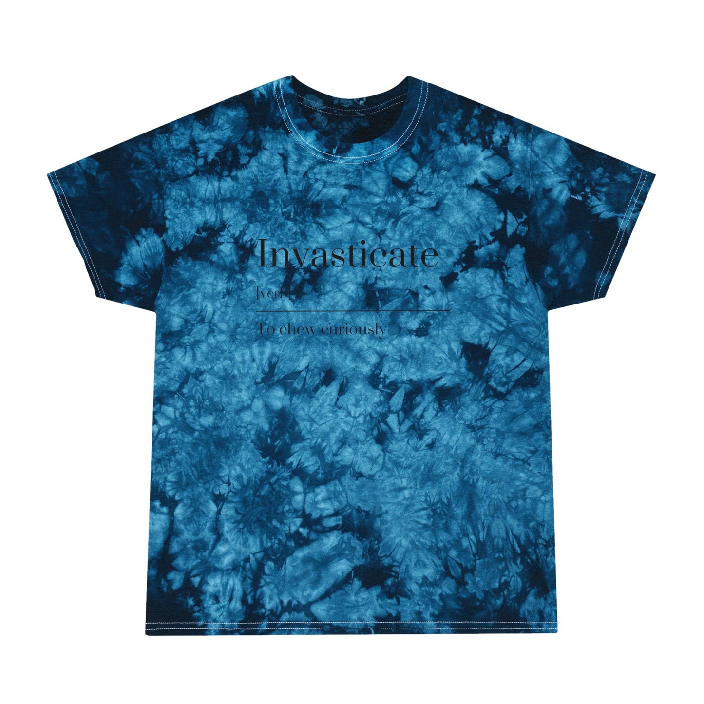 Crystal Blue Tie-Dye Tee | Boho Casual Shirt, Summer Fashion, Festival Wear, Gift for Her, Trendy T-Shirt