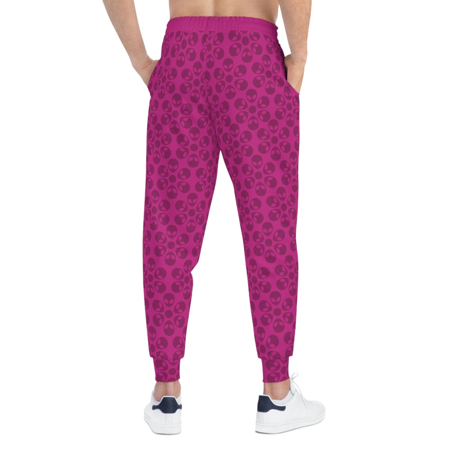 Stylish Floral Athletic Joggers Trendy Joggers Comfortable Workout Pants Casual Loungewear Gifts for Fitness Lovers Alien Flowers Pink