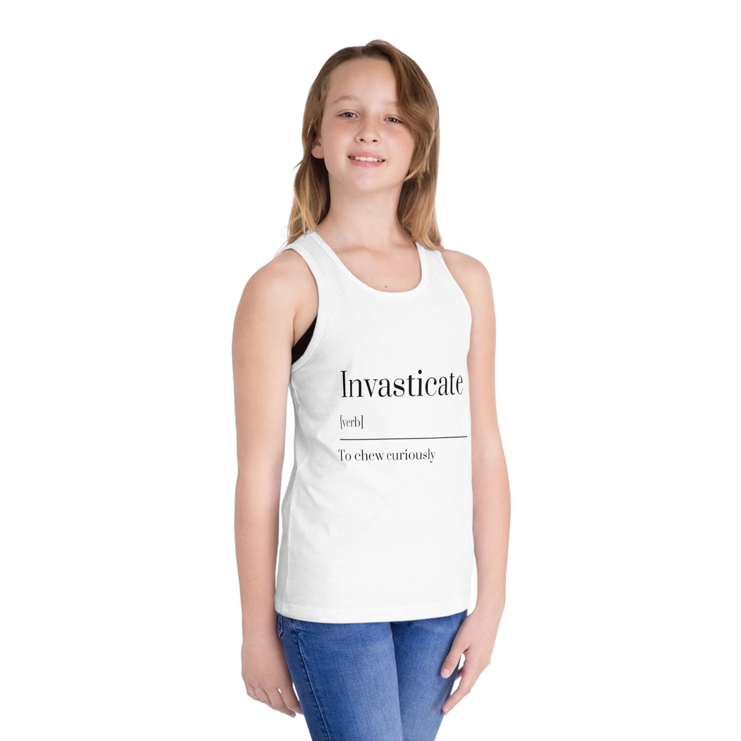 Curious Kid's Jersey Tank Top - Fun and Playful, Perfect for Summer Outings, Birthday Gifts, and Learning