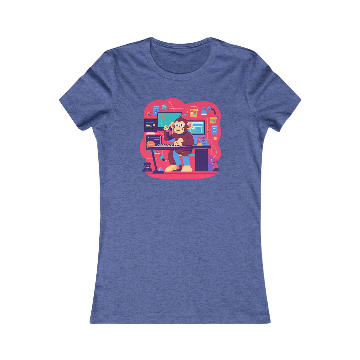Cute Graphic Tee, Retro Office Vibe Shirt, Gift for Students, Casual Workwear, Fun Weekend Top, Art Lover Apparel