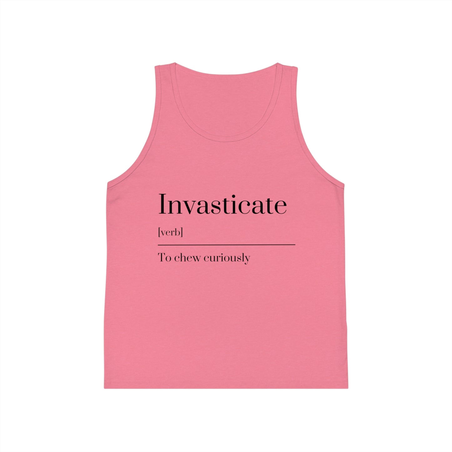 Curious Kid's Jersey Tank Top - Fun and Playful, Perfect for Summer Outings, Birthday Gifts, and Learning