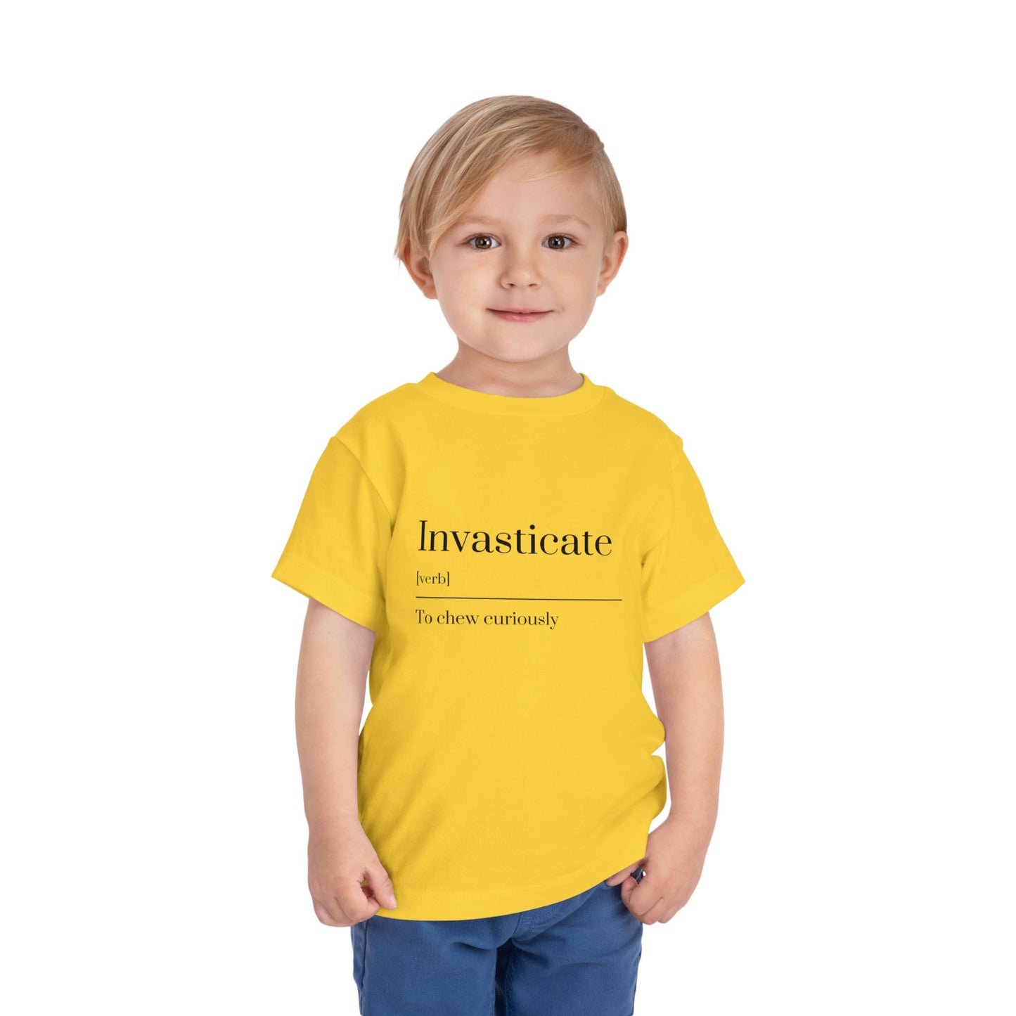 Curious Toddler Tee - Cute Short Sleeve Shirt, Kids Gift, Playful T-Shirt, Educational Apparel, Toddler Clothes