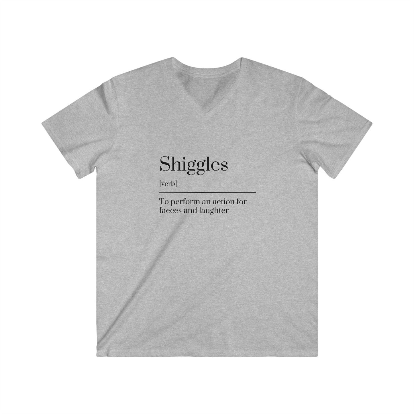 Men's Fitted V-Neck Short Sleeve Tee