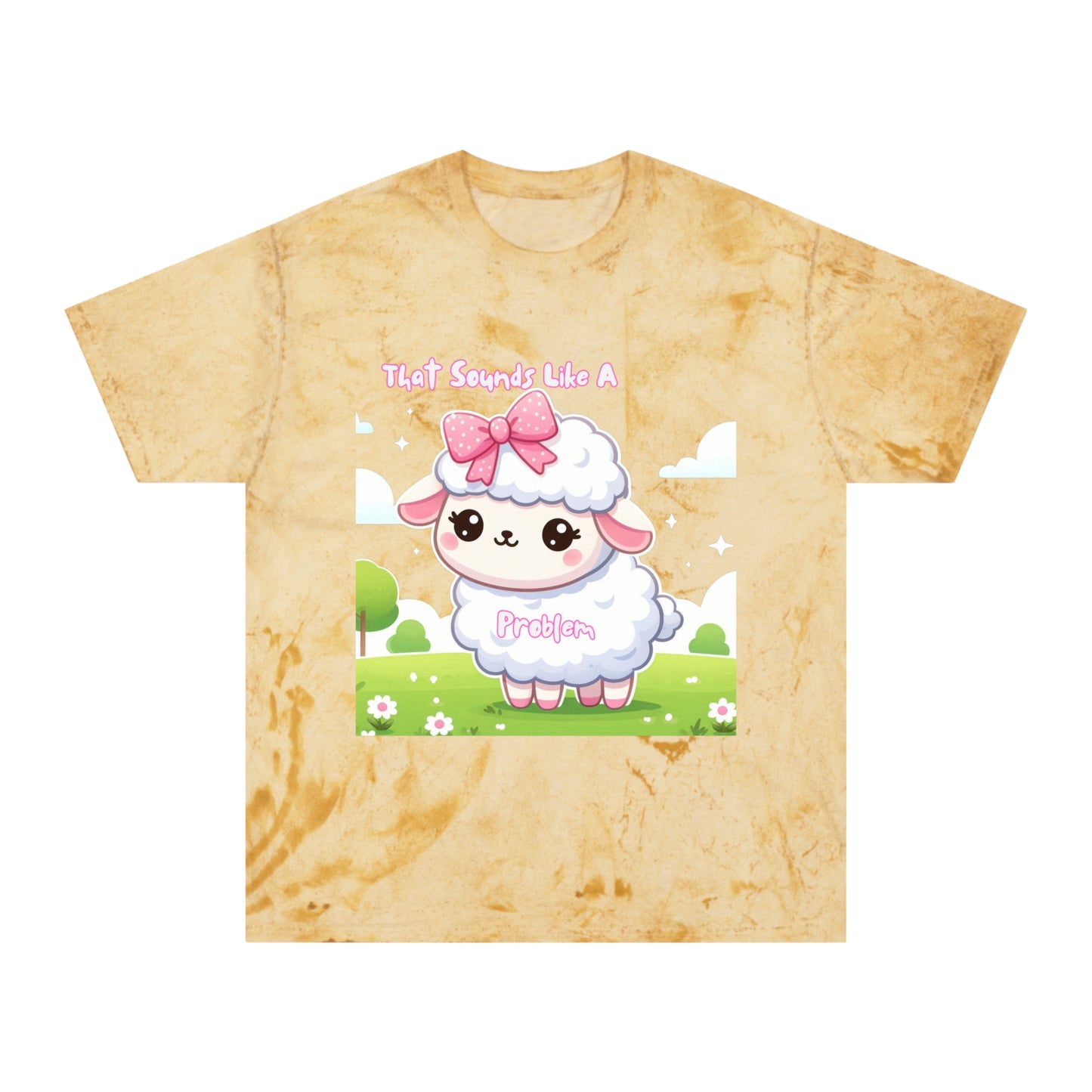 Colorful Cartoon Sheep T-Shirt - Perfect for Animal Lovers & Fun Events!