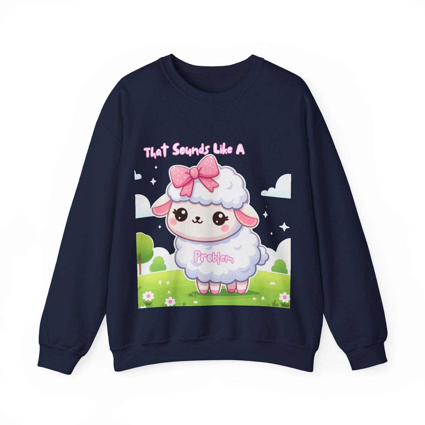 Ewe Problem - Unisex Heavy Blend™ Crewneck Sweatshirt