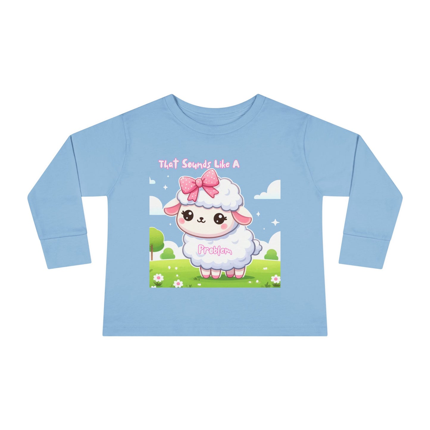 Cute Toddler Long Sleeve Tee - "That Sounds Like A Party" Design