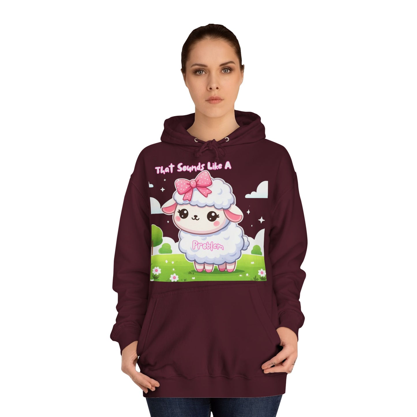 Ewe Problem - Unisex College Hoodie