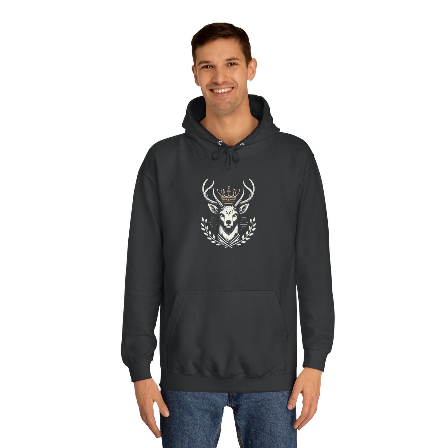 Stylish Unisex College Hoodie with Unique Design, Perfect for Casual Wear, Gifts, College Events, Fall Fashion, and Cozy Lounging - Oh Deer Lord