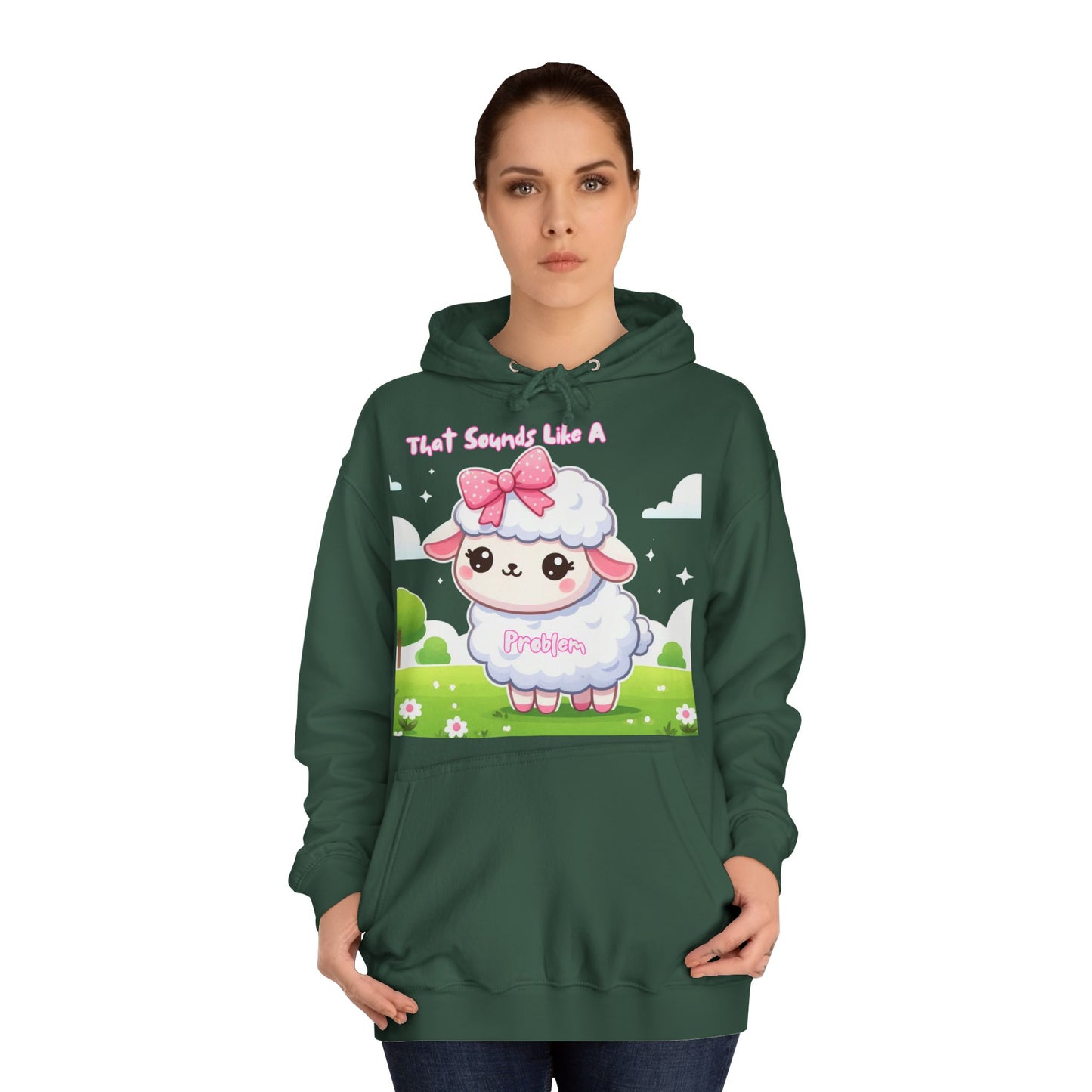 Ewe Problem - Unisex College Hoodie