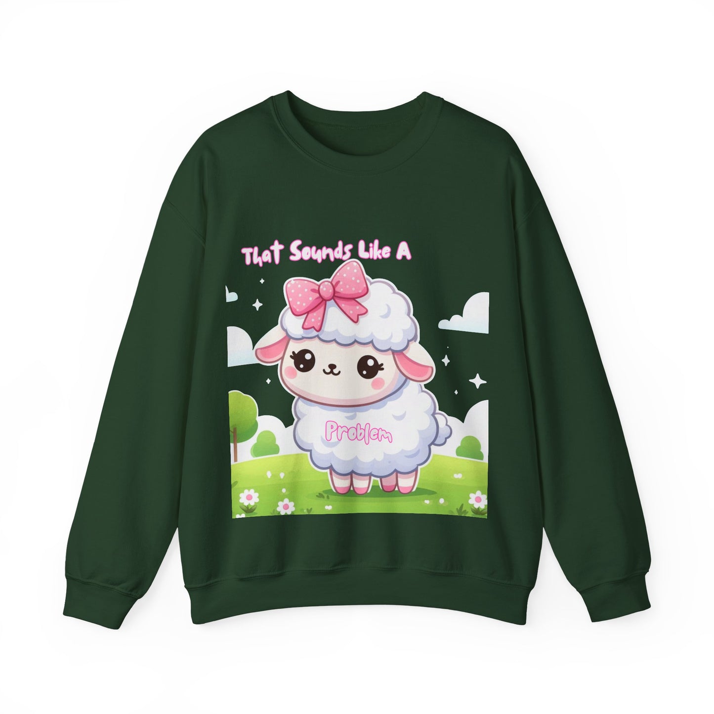 Ewe Problem - Unisex Heavy Blend™ Crewneck Sweatshirt