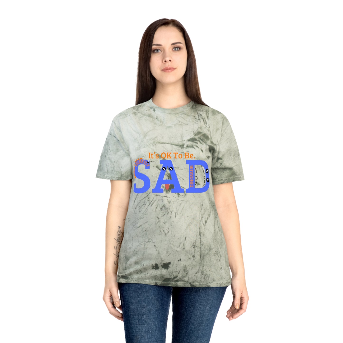 Unisex Color Blast T-Shirt, Comfort Tee, Mental Health Awareness Shirt, Casual Wear, Gift for Friends, Self-Care Fashion