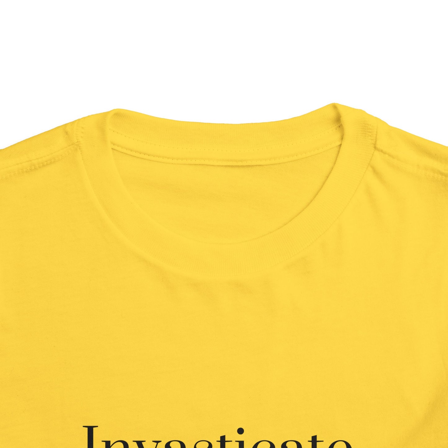 Curious Toddler Tee - Cute Short Sleeve Shirt, Kids Gift, Playful T-Shirt, Educational Apparel, Toddler Clothes