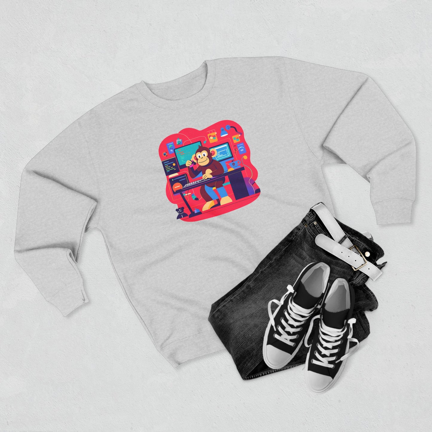 Cozy Gamer Crewneck Sweatshirt - Perfect for Gaming Nights, Casual Outings, Birthdays, Holidays, Unique Gift Idea