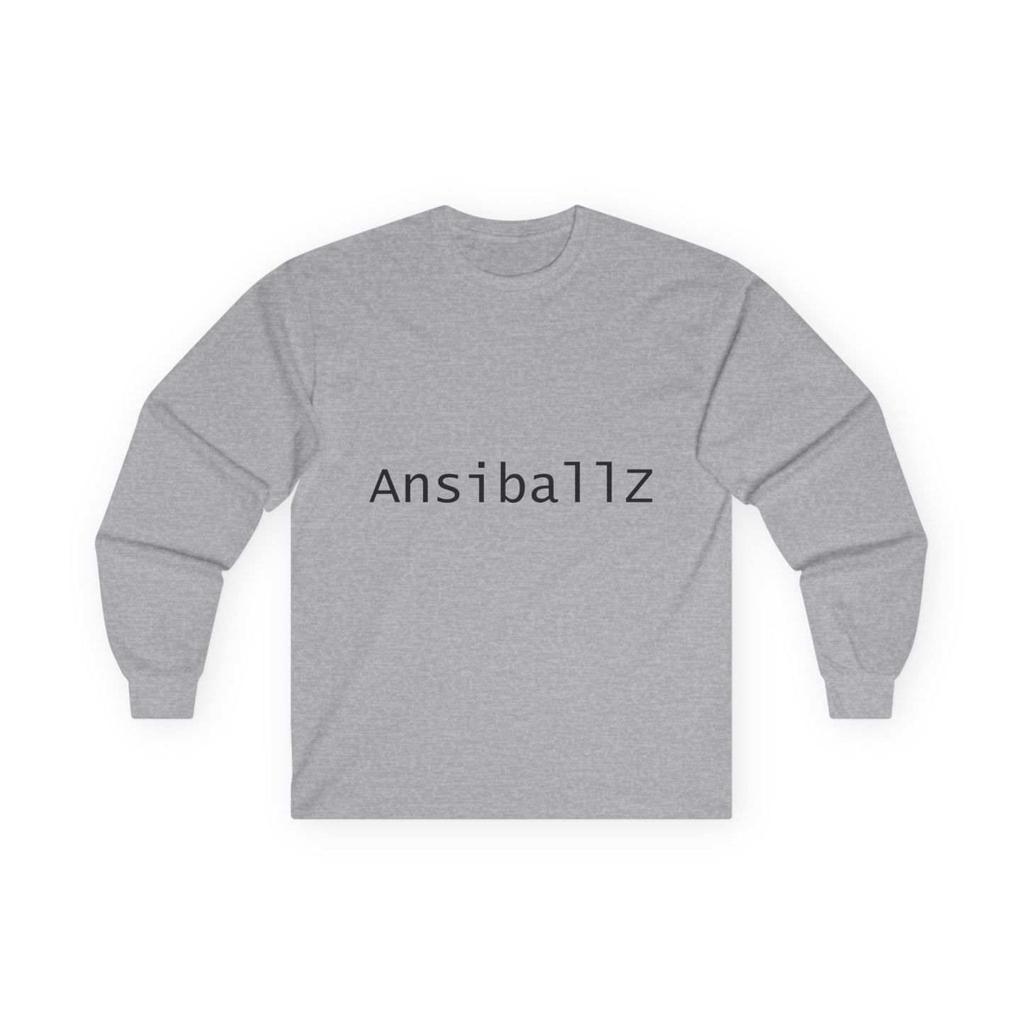 Funny Unisex Long Sleeve Tee - Ansiballz, Casual Wear, Gift for Him/Her, Unique Design, Holiday Apparel, Comfortable Top