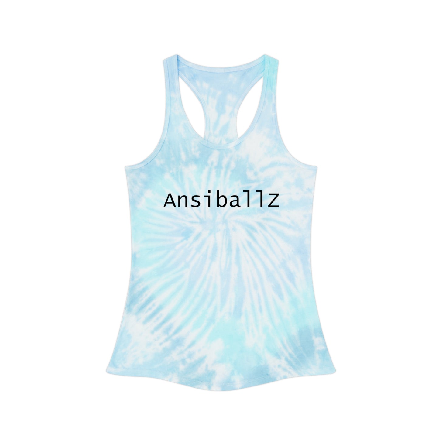 Tie Dye Racerback Tank Top, Summer Activewear, Beachwear Top, Festival Apparel, Casual Workout Shirt, Grateful Vibes