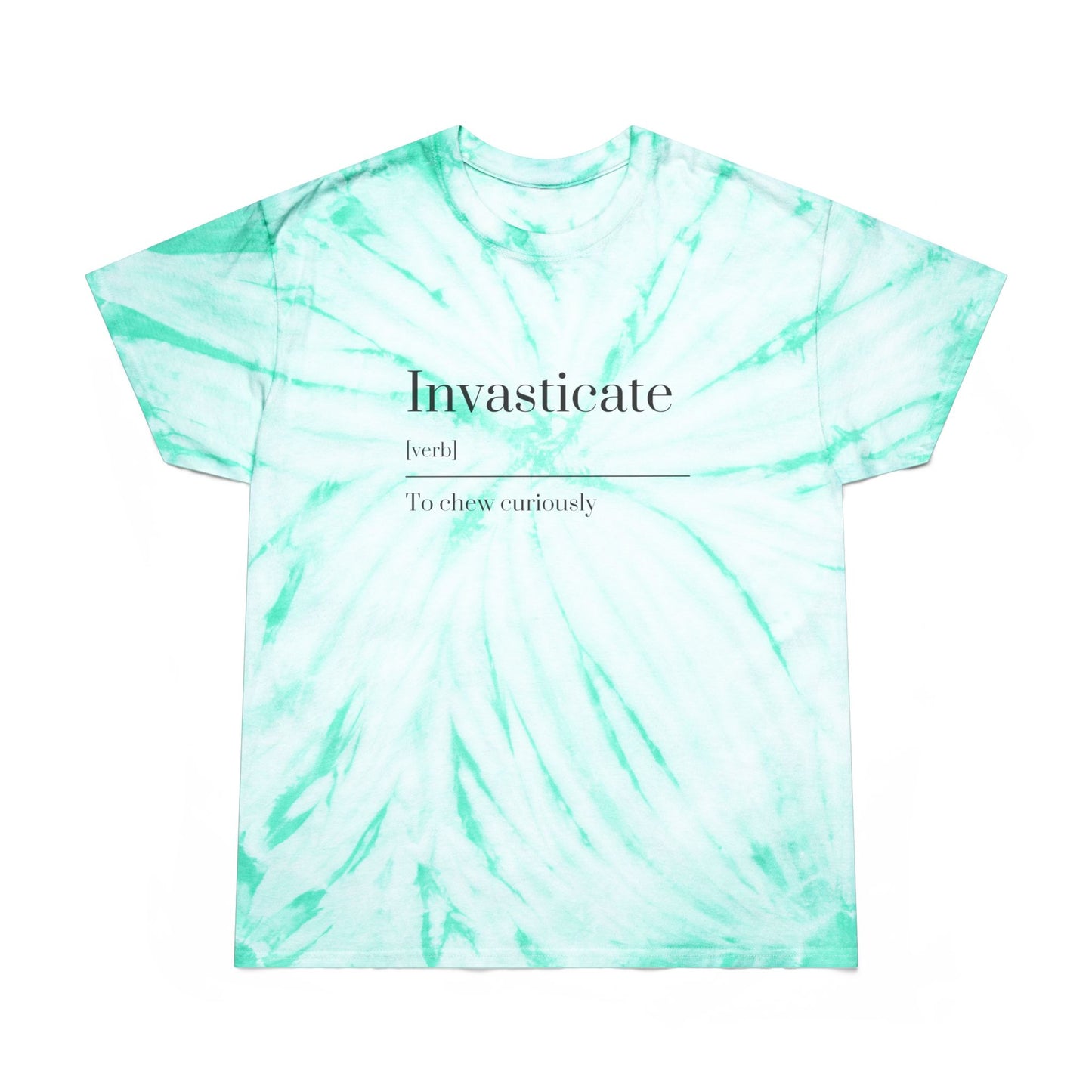 Sunny Tie-Dye Tee, Invasticate, Casual Summer Shirt, Gift for Her, Vibrant Everyday Wear, Boho Style T-Shirt
