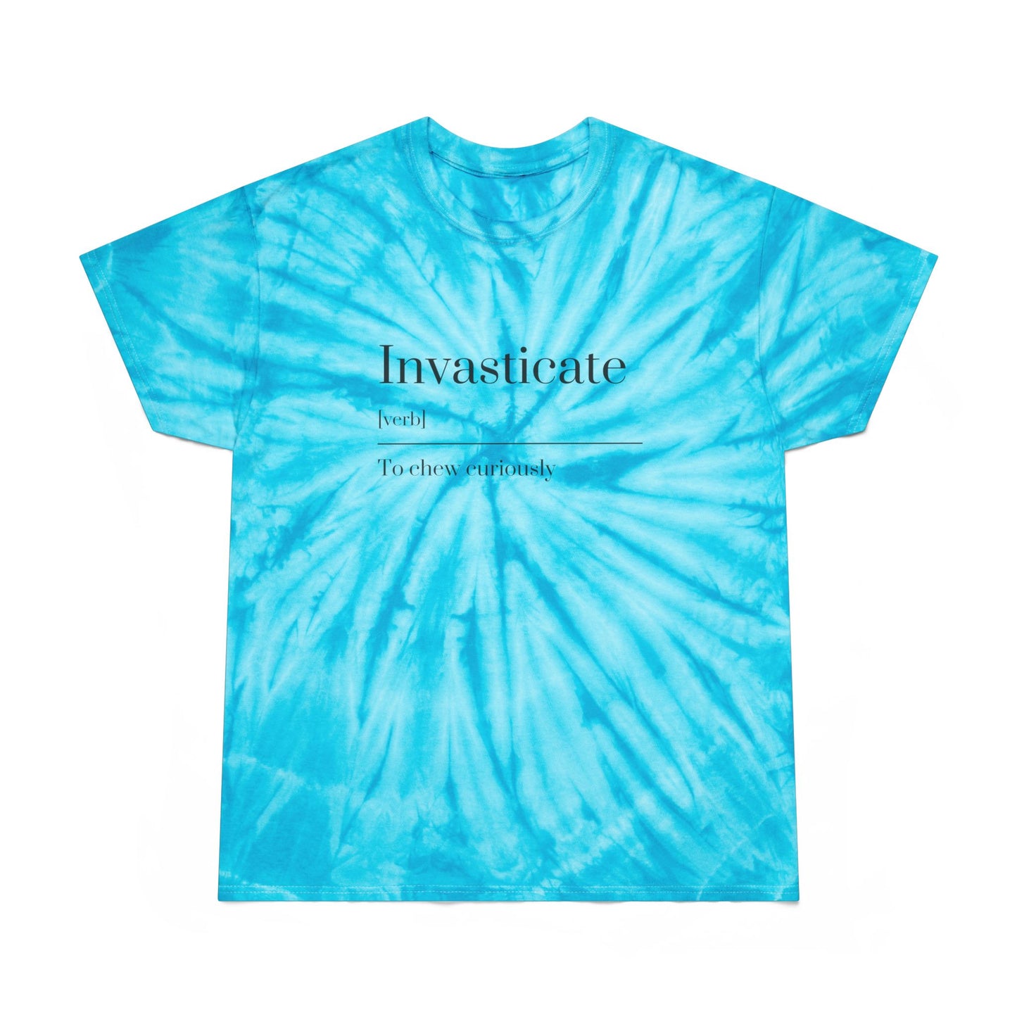 Sunny Tie-Dye Tee, Invasticate, Casual Summer Shirt, Gift for Her, Vibrant Everyday Wear, Boho Style T-Shirt