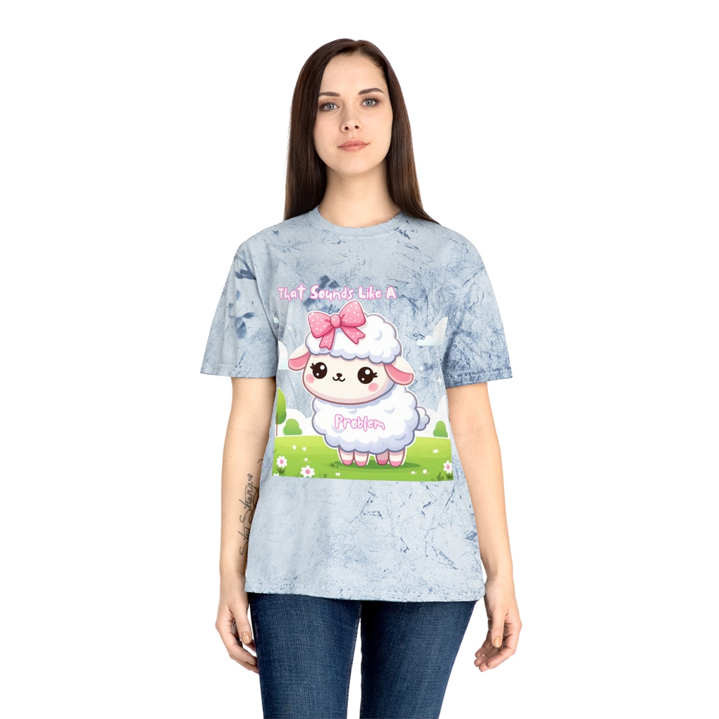 Colorful Cartoon Sheep T-Shirt - Perfect for Animal Lovers & Fun Events!