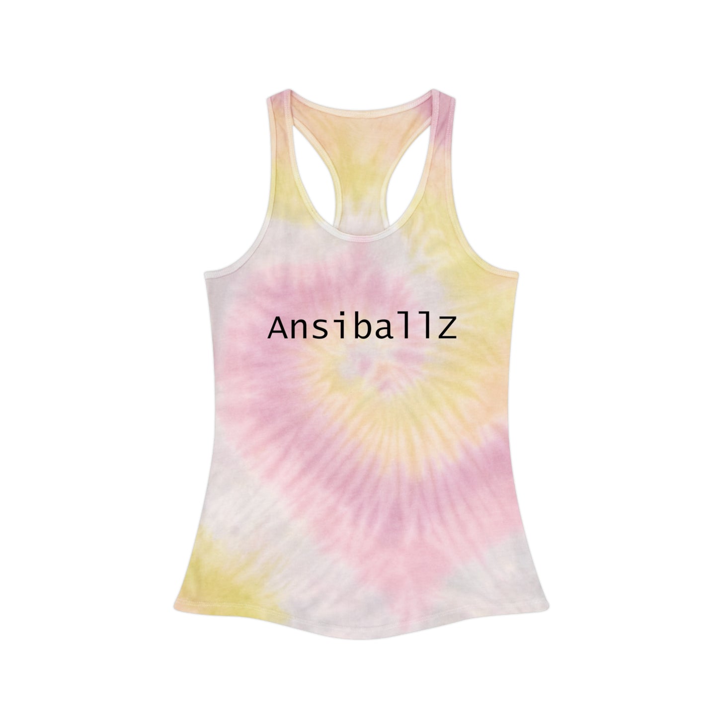 Tie Dye Racerback Tank Top, Summer Activewear, Beachwear Top, Festival Apparel, Casual Workout Shirt, Grateful Vibes