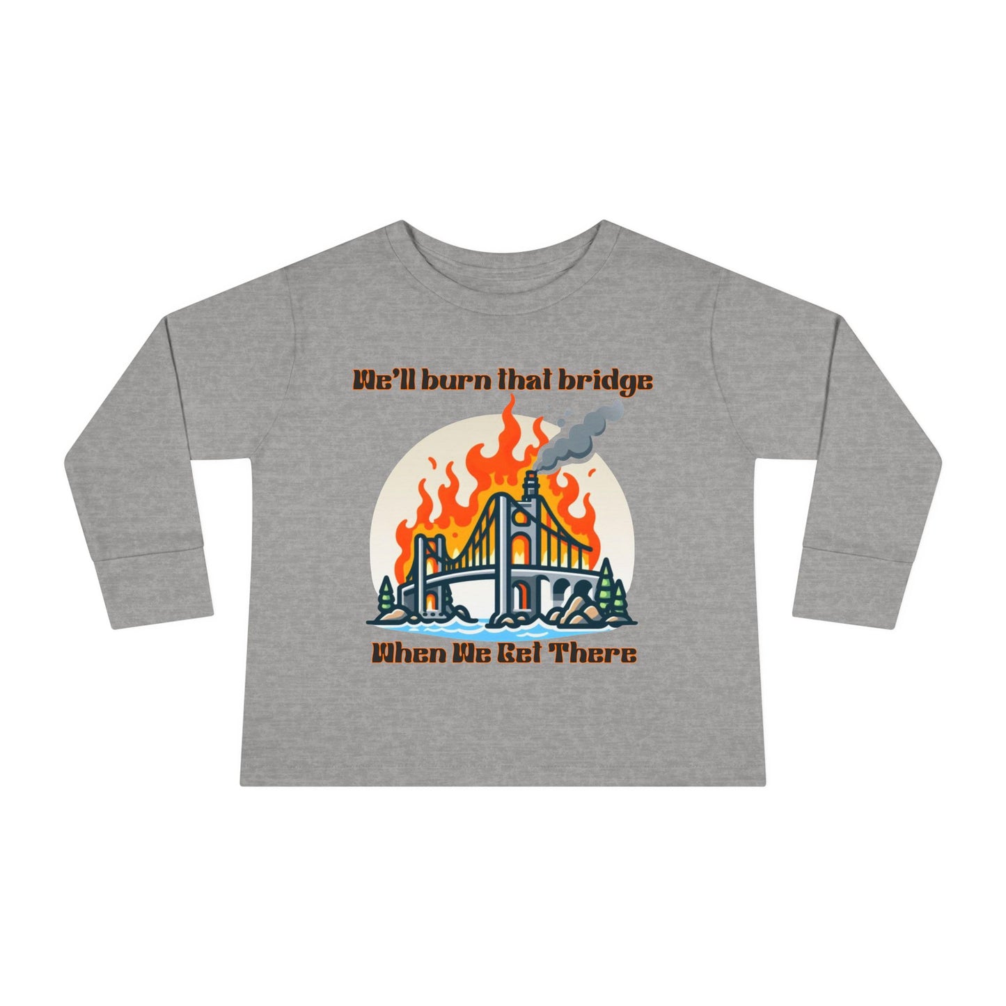 Funny Toddler Long Sleeve Tee - Kids Graphic Shirt, Cute Gift for Birthdays, Playtime, Celebrations, Everyday Wear