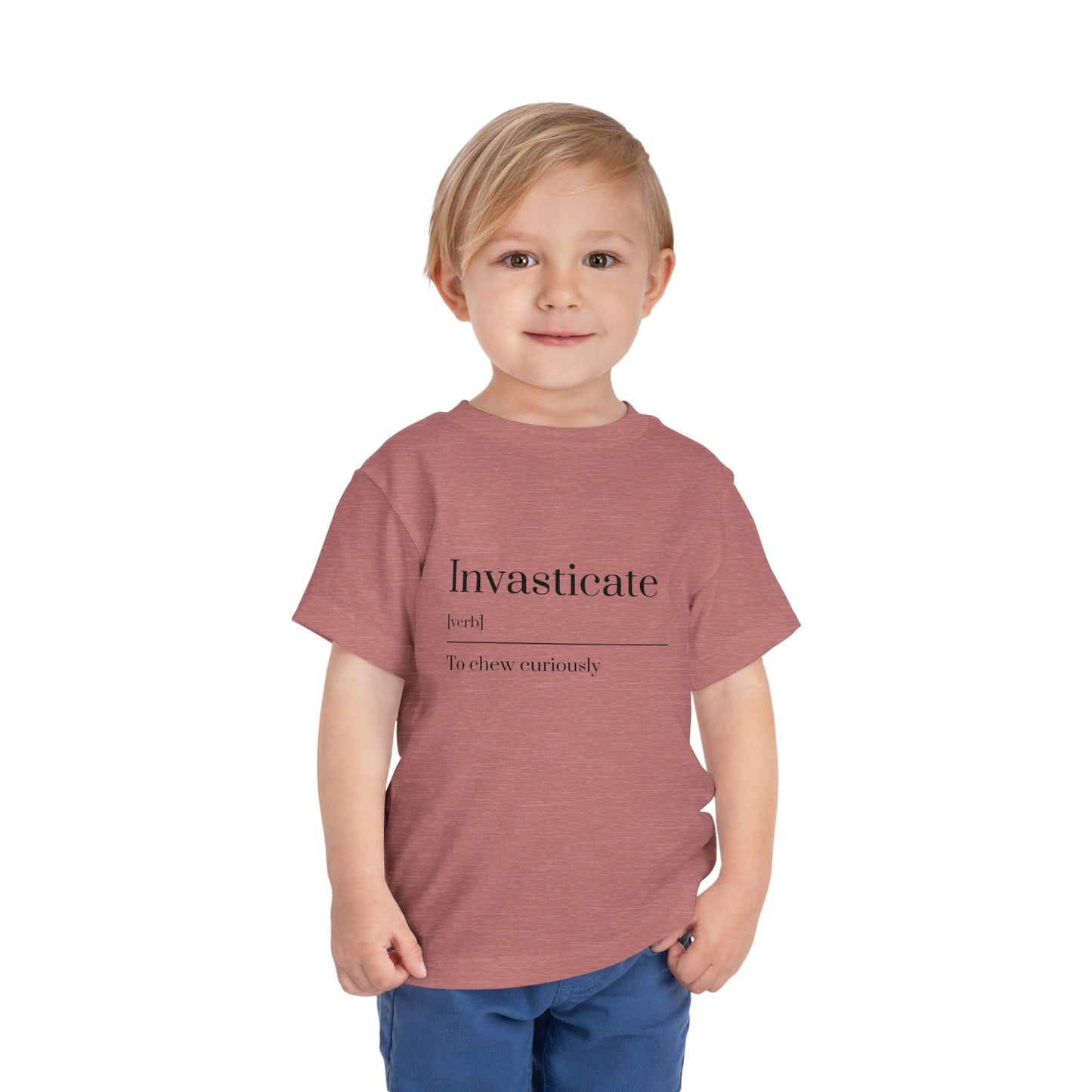 Curious Toddler Tee - Cute Short Sleeve Shirt, Kids Gift, Playful T-Shirt, Educational Apparel, Toddler Clothes