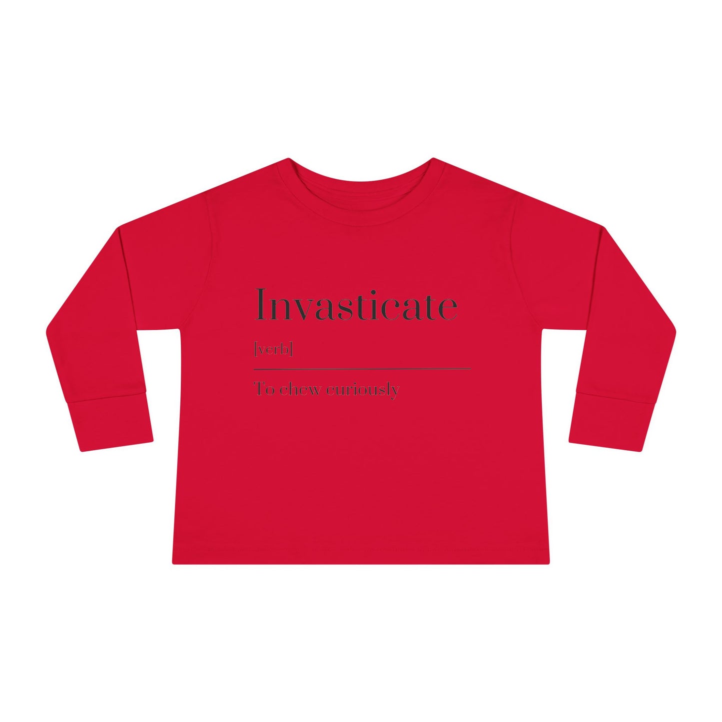 Toddler Long Sleeve Tee with Inspirational Quote, Cute Kids Shirt, Kids Gift, Motivational Toddler Apparel, Cozy Everyday Top