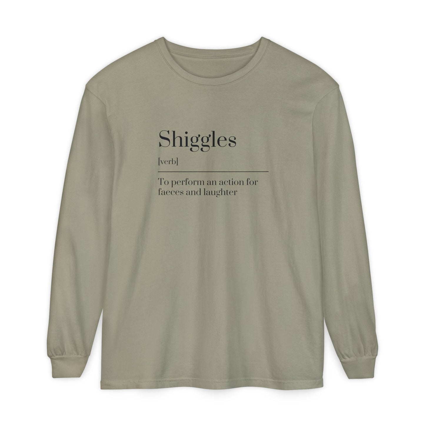 Unisex Garment-dyed Long Sleeve T-Shirt