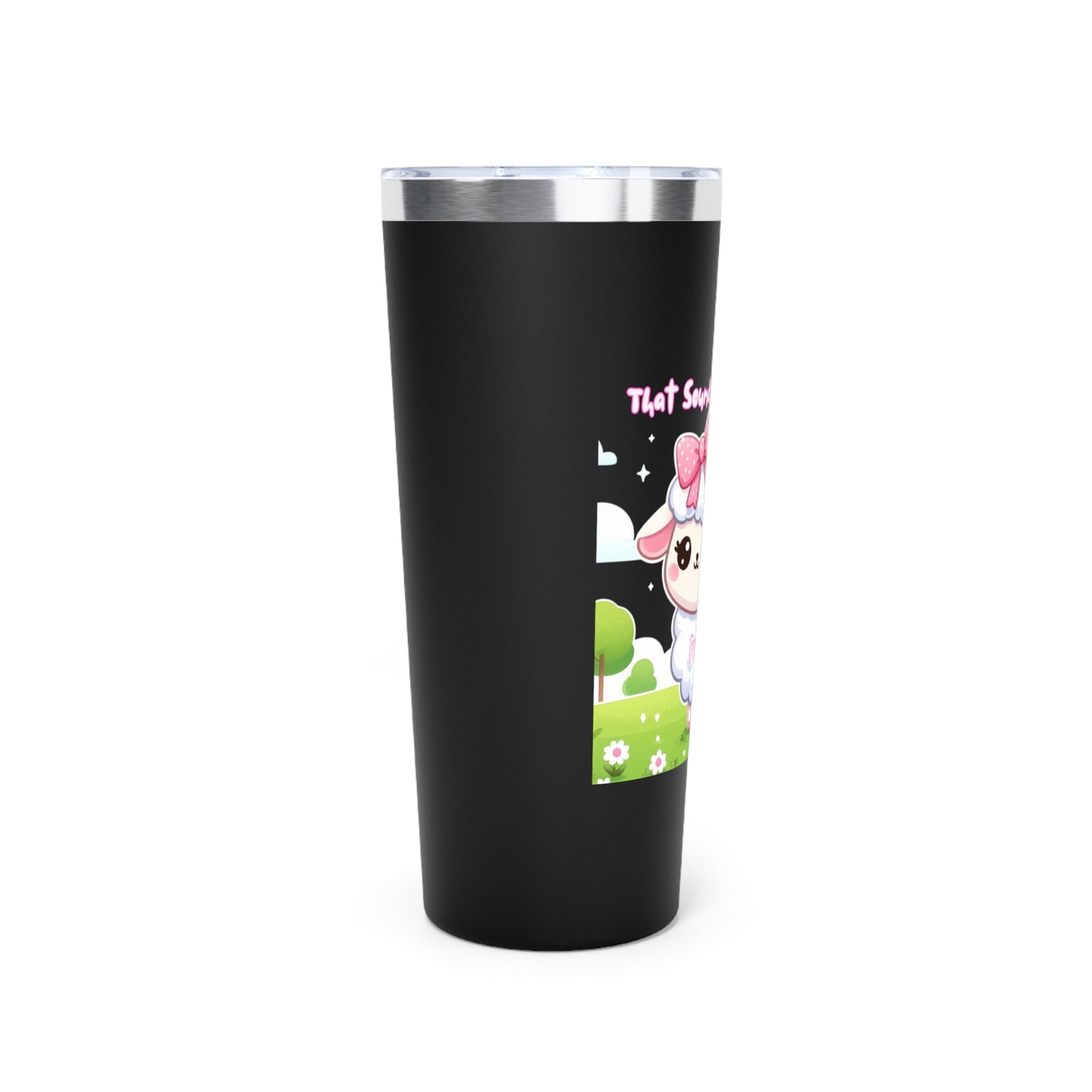 Cute Sheep Tumbler - Insulated Drinkware for Tea & Coffee Lovers, Travel Mug, Gift for Animal Lovers, Birthday Party, Everyday Use
